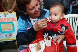 Lucha frontal contra la anemia no se detiene en distrito de Comas.