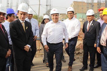 A toda máquina se viene construyendo la central de video vigilancia en Comas.