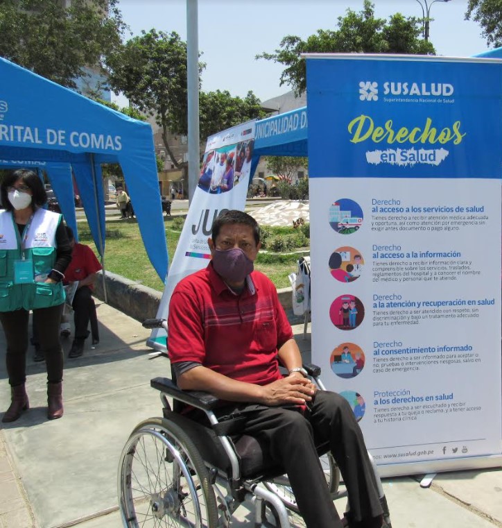 CAMPAÑA DE SALUD A PERSONAS CON DISCAPACIDAD