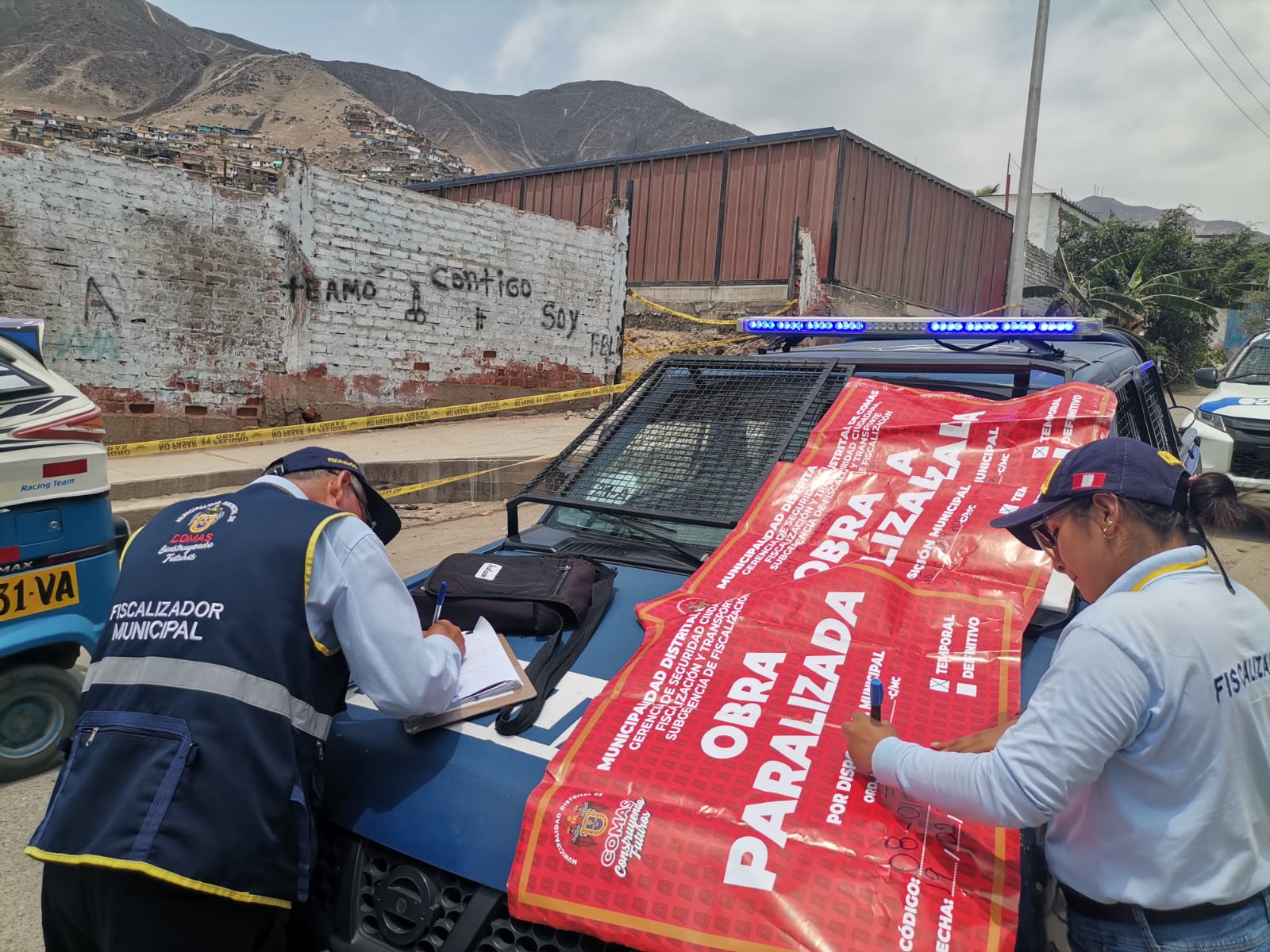 CLAUSURAN OBRAS EN COLEGIO SIN CONTAR CON AUTORIZACIÓN MUNICIPAL 