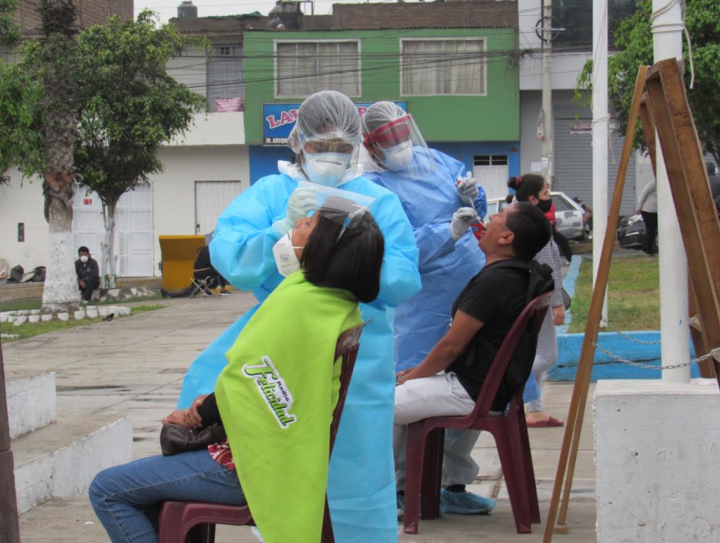 SIGUE LUCHA CONTRA COVID 19 EN COMAS. ESTA VEZ EN LOSA SAN MARTIN DE QUINTA ZONA DE COLLIQUE EL 16 DE FEBRERO