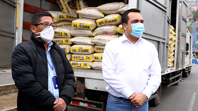Municipalidad de Comas inicia entrega de alimentos para 433 comedores populares